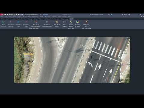 VEGA - Road mapping via digitization by Point cloud in AutoCAD