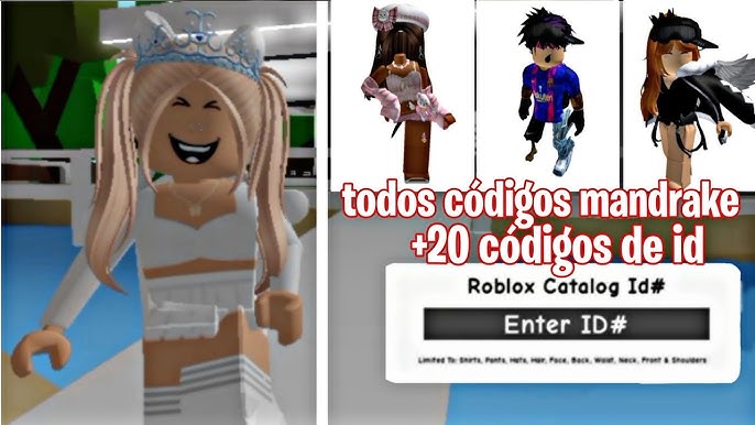 id de roupa no roblox