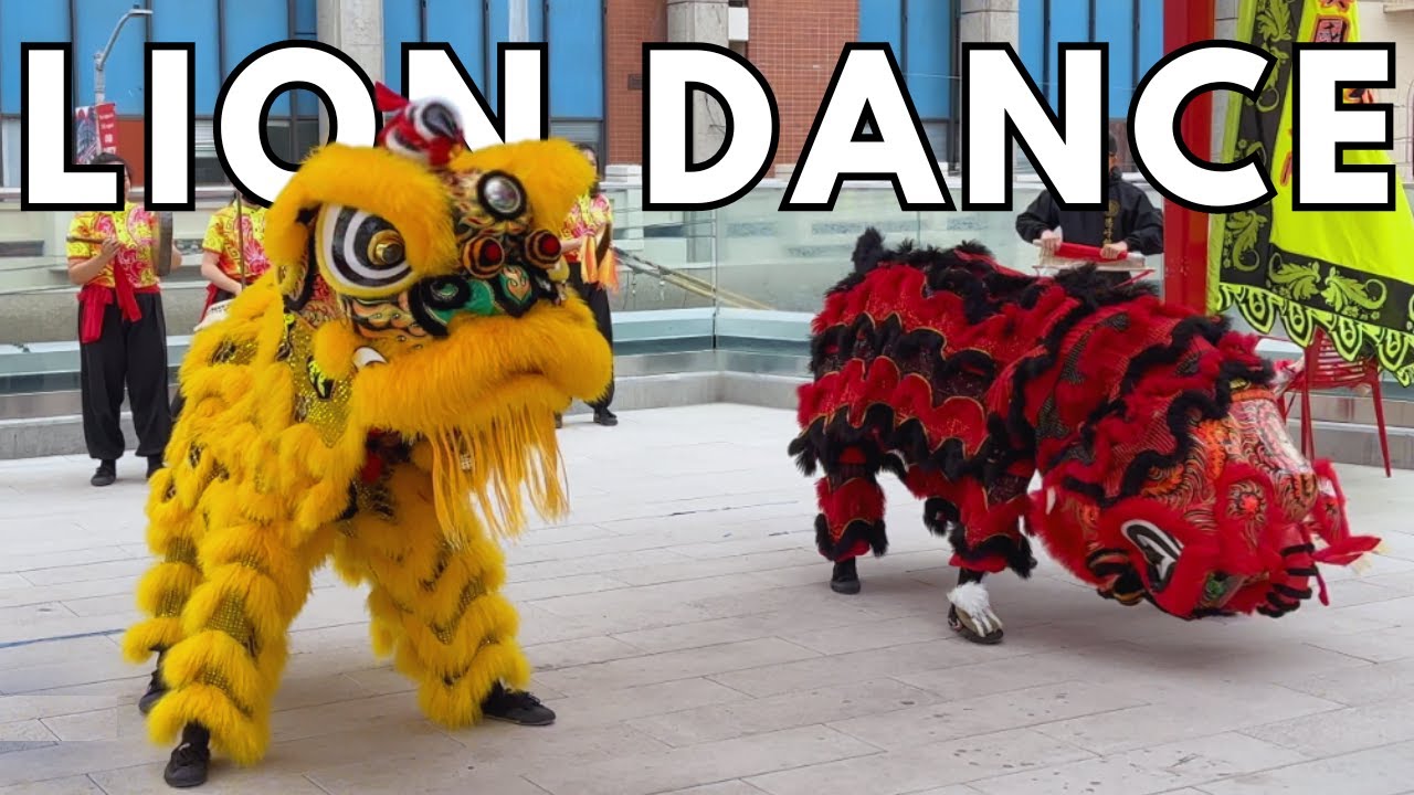 Lion Dance Performance in Chinatown San Francisco 2024