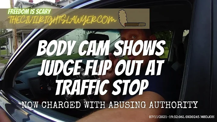 Body Cam shows JUDGE flip out at Traffic Stop - no...