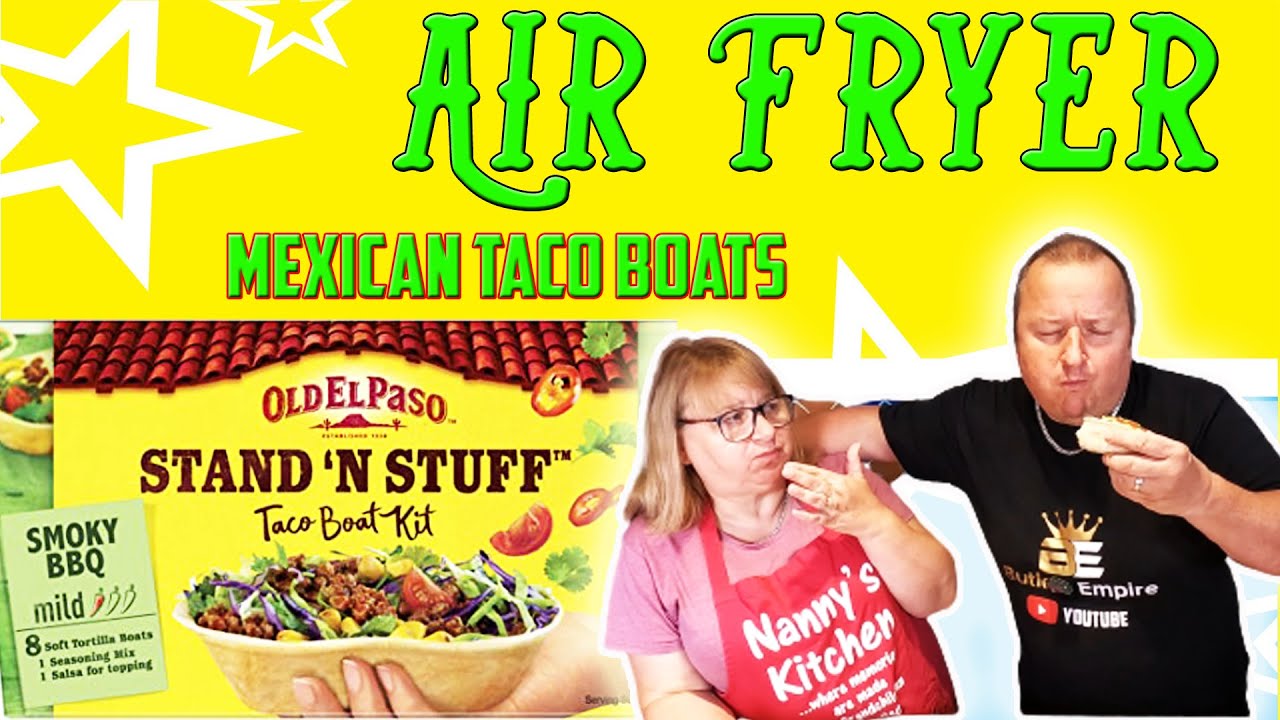 Air Fryer Mexican Taco Boats Incredible Taste