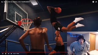 THESE MFS ARE NOT HUMAN!!! DUKE GOT DUNKED ON!? Deeblock Slamball 2v2 Tournament Reaction!