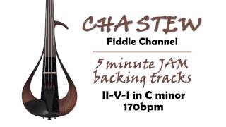 2-5-1 (II-V-I) C minor 170bpm :: FIVE MINUTE JAM Gypsy Jazz Backing Track