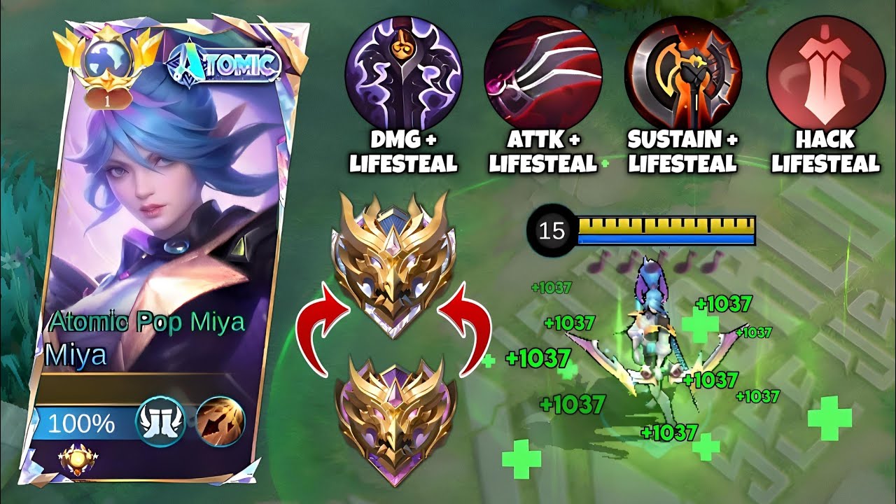 MIYA BEST LIFESTEAL GUIDE TO RANK UP FASTER UN 2026! (Solo rank auto winstreak using miya) - mlbb