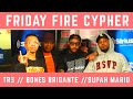 Friday Fire Cypher: TR3 & Bones Brigante Freestyle Over Supah Mario Beats | Sway's Universe