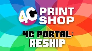 Using the reship feature in 4C Portal screenshot 4