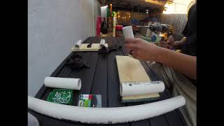 homemade rod holder for pier fishing