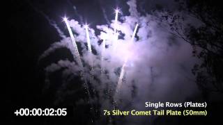55 7s Silver Comet Tail Plate (50mm)firelighter