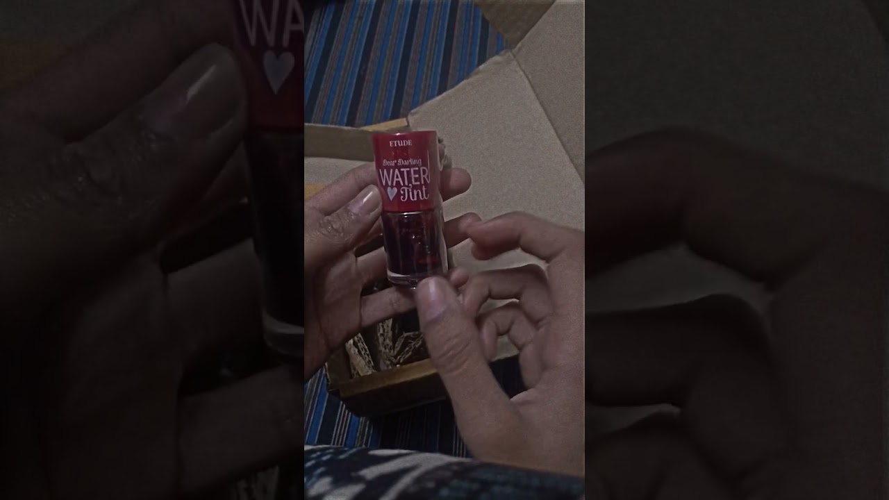 etude Dear darling water tint unboxing ❤️ will share review in the next video 💜