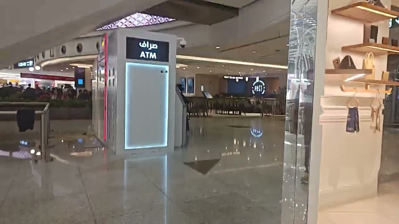 KONE KDS 300 Cylindrical Scenic Elevators at JED Airport Jeddah, Saudi Arabia