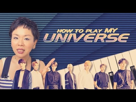 【My Universe】ピアノ初心者向けアレンジ！BTSとcoldplayの「my universe」pianoarrange for beginners