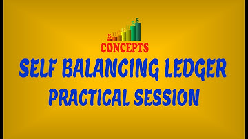SELF BALANCING LEDGER - PRACTICAL SESSION 1 (CONCEPTS - Step towards Success)