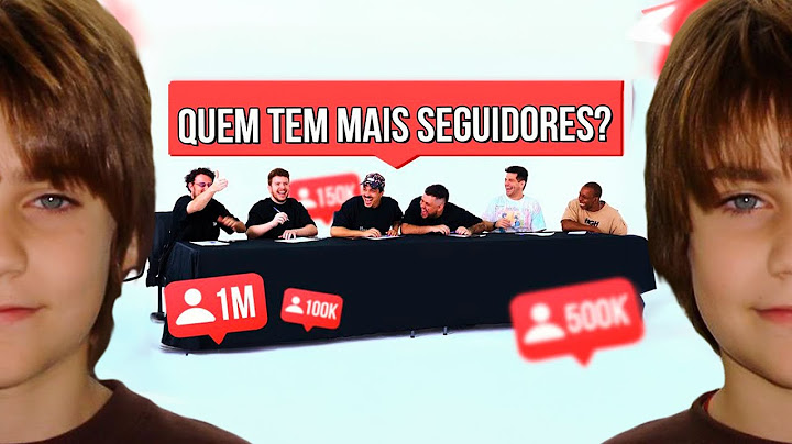 O RANKING: QUEM TEM MAIS SEGUIDORES | mount reage
