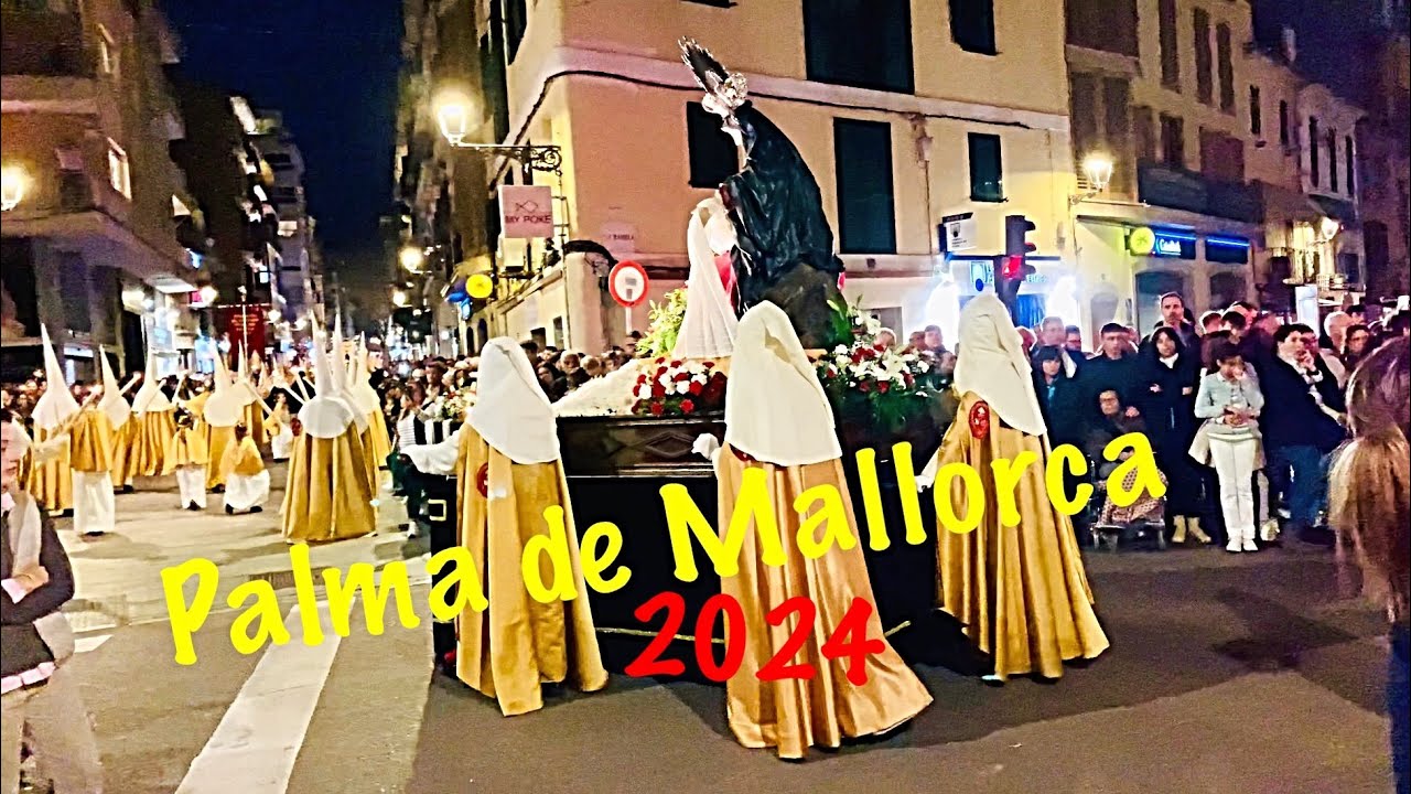 Procesión Semana Santa🕯️Palma de Mallorca 🕯️Jueves Santo 2024📷4K