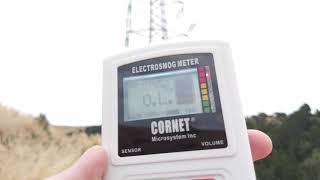Pylon EMF Level tested - Electric Field - Cornet ED88T plus