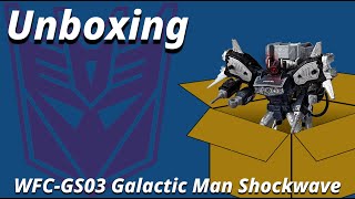 Unboxing Transformers Galactic Man Shockwave  Wfcgs03 War For Cybertron
