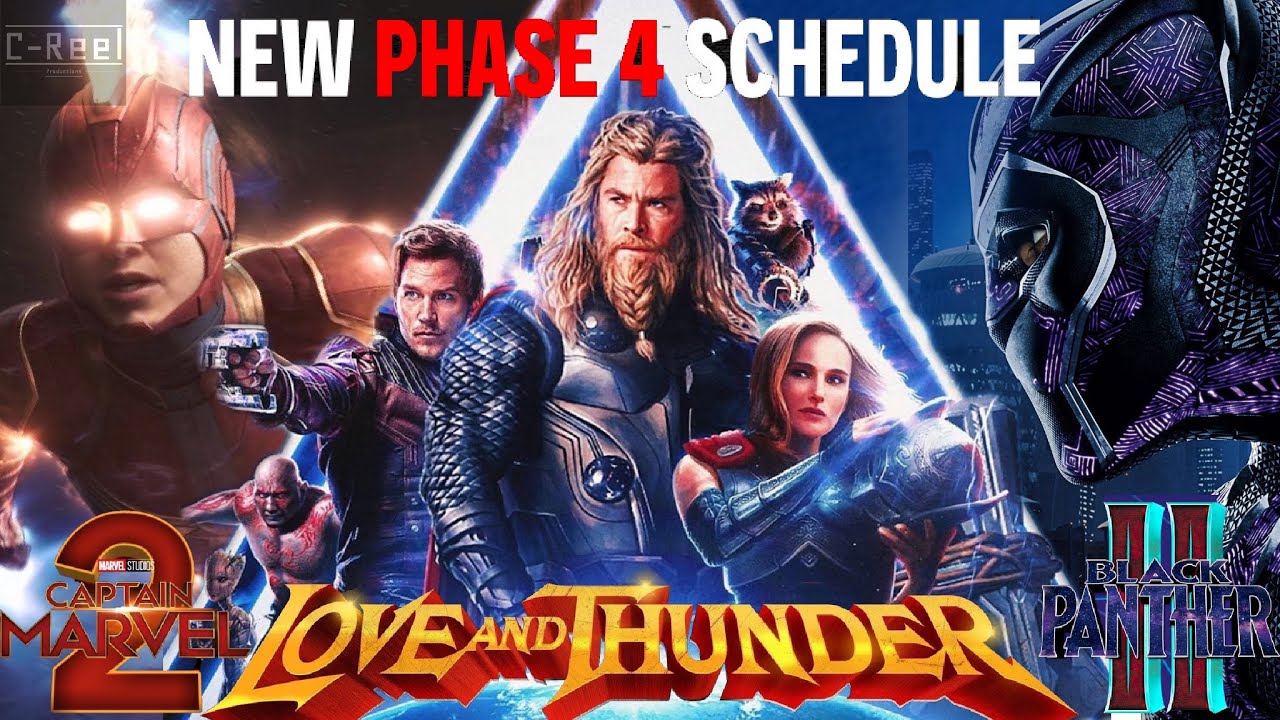 Marvel Studios’ Phase 4 New Schedule Shifts All Releases - YouTube