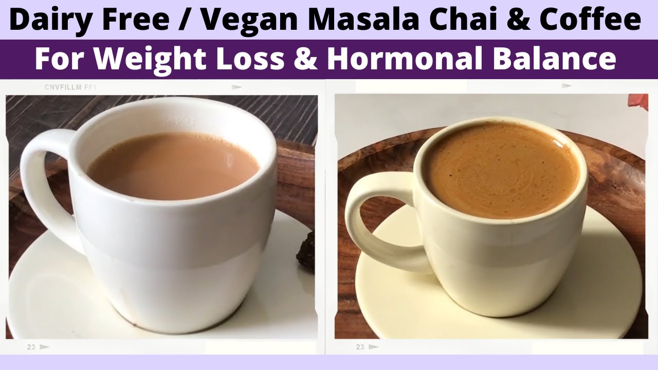 Dairy Free / Vegan Tea or Coffee Recipe No Milk Low Calorie Drinks