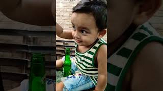 Adeeb's First Sip of Mountain Dew: Heartwarming #Shorts Video!  #babysip #mountaindew