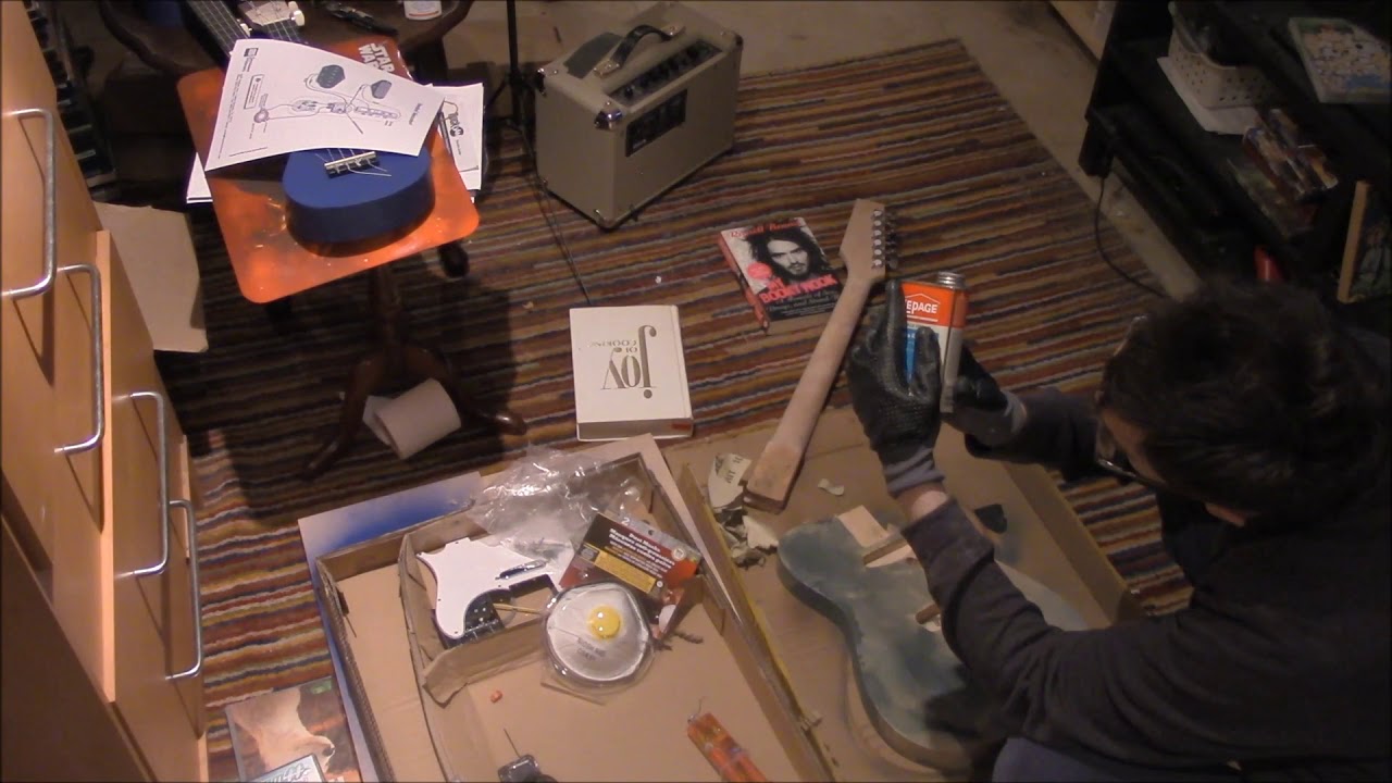 Removing Epoxy Glue Reside From Guitar YouTube