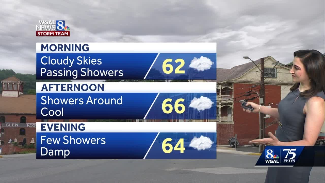 Cloudy with a few showers today; sunshine returns tomorrow in south ...