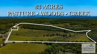 83 Acres with Creek, Pasture & Woodland | Patrick County VA Land For Sale