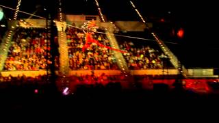Andre McClain on Built To Amaze! Motorcycle High-Wire Act