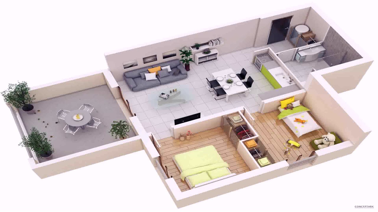 Simple 4 Bedroom House Plans 3d Gif Maker Daddygif Com