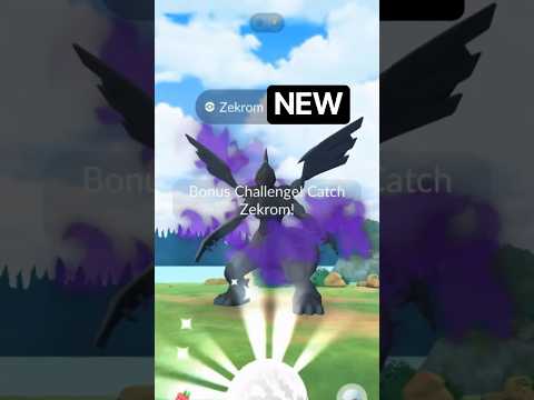 SHADOW ZEKROM CAUGHT in Pokemon Go! #pokemon #shorts