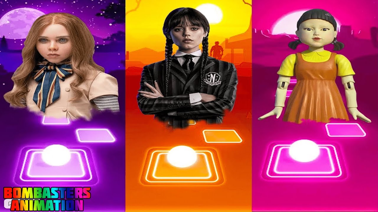 Megan (M3gan) vs Wednesday VS Squid Game | Tileshop - Edm Rush ...