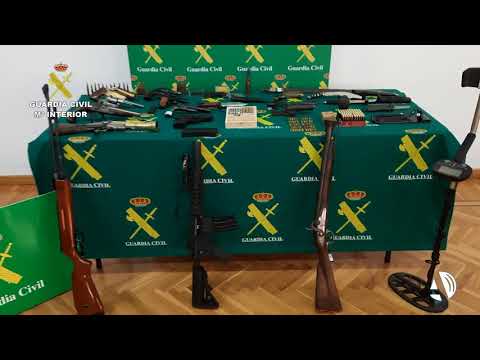 Intervenido un importante depósito ilegal de armas y munición en Teruel