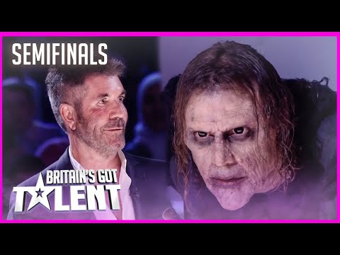 The Witch FREAKS The Hell Out of Simon Cowell LIVE TV! | Semi Finals Britain's Got Talent 2022