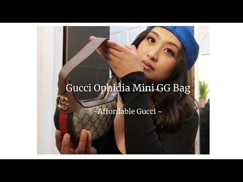 Gucci Ophidia GG Supreme Mini Bag Unboxing 