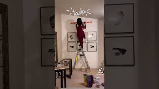 $150 Ikea Framed Gallery Wall! #short #diy #diyart #framedart #interiordesign #interior #diyprojects