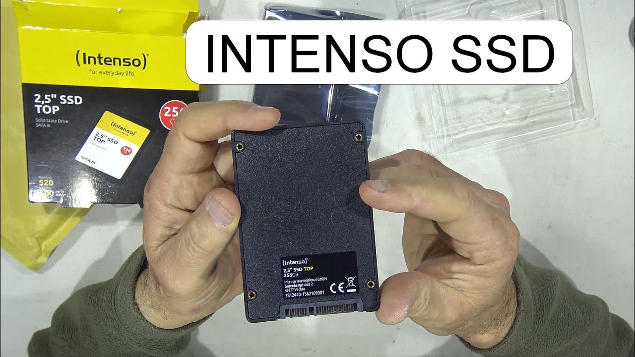 UNBOXING SSD INTENSO TOP 256GB - YouTube