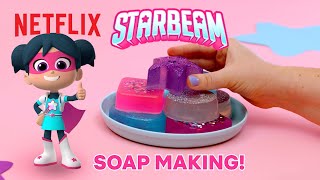 DIY Glittery StarBeam Soap | Netflix Jr Resimi