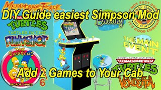 Add Six Games to Your Arcade1up Simpsons Cab