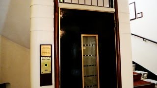 Beautiful old gated elevator (KONE M-series mod) @ Mayfair Hotel Tunneln, Malmö, Sweden