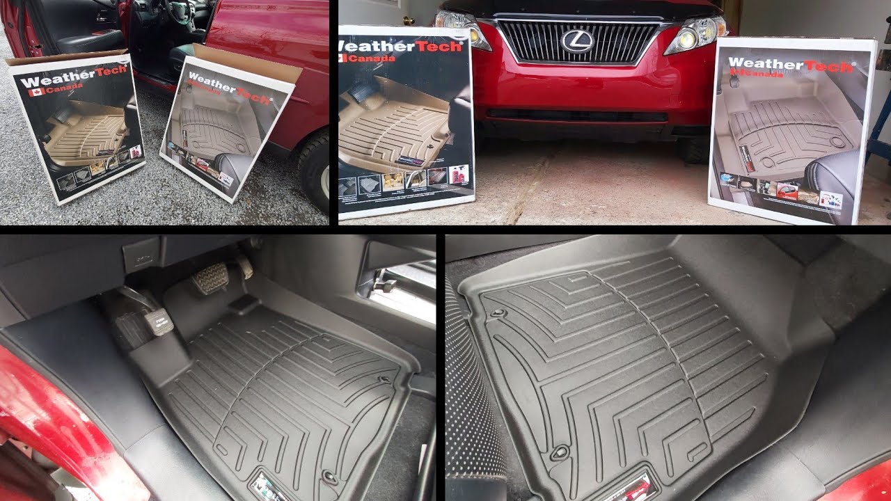 Installing WeatherTech Floor Mats In A Lexus Rx350 YouTube