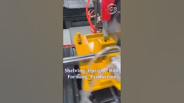 Shelving Upright Roll Forming Machine For Supermarket Shelf Storage #shelvingrack #shelving #shelf