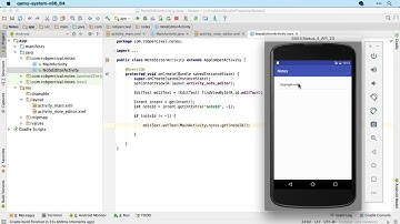 Build a Note App with Android Studio, Java and Permanent Storage