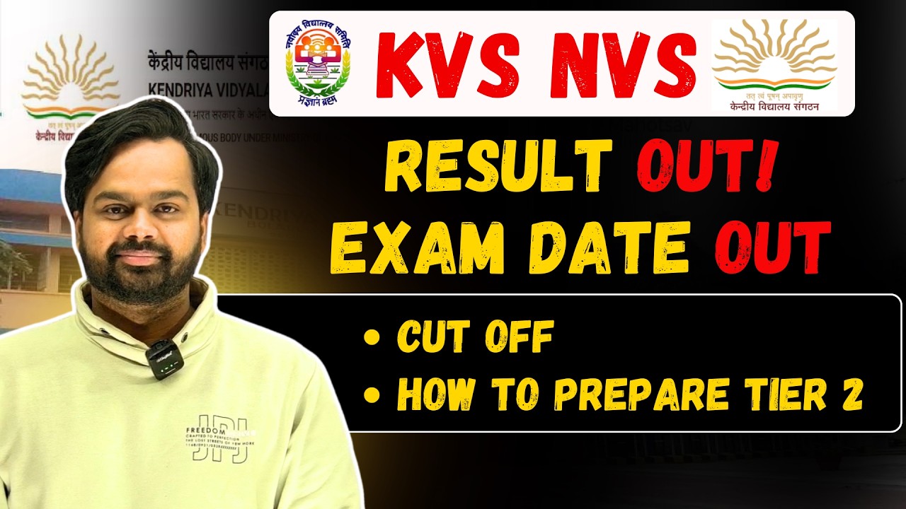 KVS NVS Tier 1 Result Out | Postwise Cutoff | How to prepare KVS NSV TGT PGT maths Tier 2