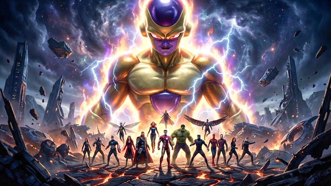 Avengers vs Golden Frieza: Earth’s Most Violent Crossover Battle