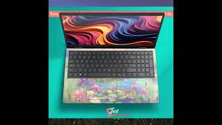 personal laptop decal Monet style#laptopaccessories #macbook #dell#hp  #christmas