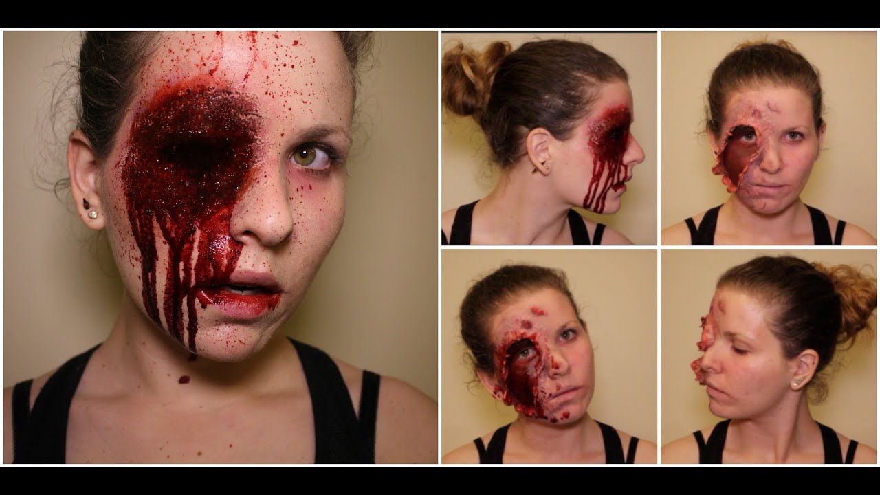 2 Quick And Easy Horror Looks SFX Makeup Tutorial YouTube