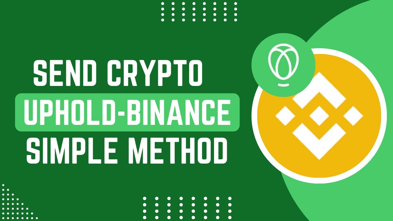 How To Send Crypto From Uphold To Binance (Quick & Easy) !