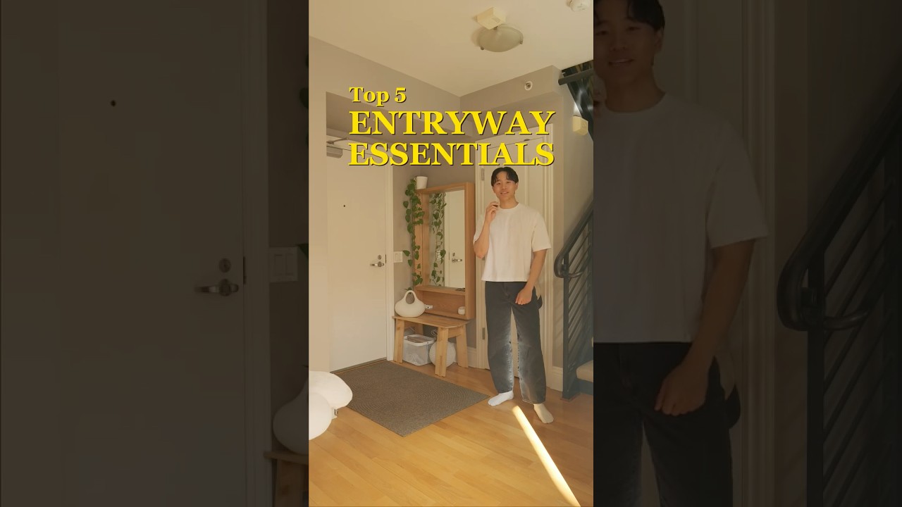 top 5 essentials for your entryway #homedecor #entryway #interiordesign