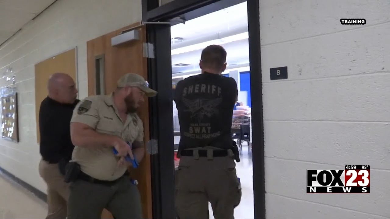 Video: Local law enforcement agencies host active shooter training in ...