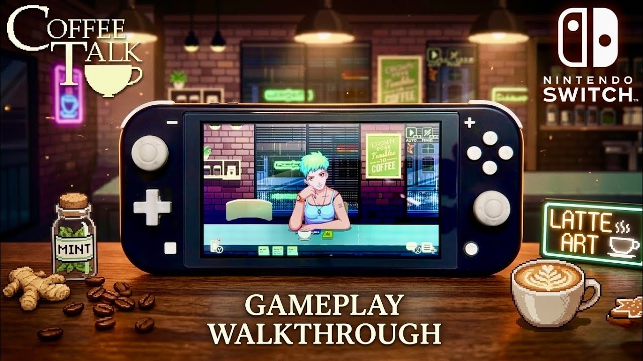 Coffee Talk Gameplay on Nintendo Switch - My Favorite Cozy Game On