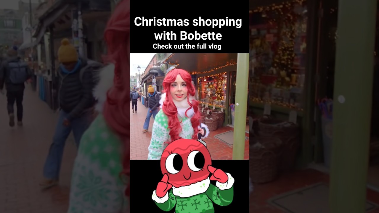 Bobette goes Christmas shopping!🎄#dandysworld #roblox #gaming #comiccon #cosplay #dayinmylife